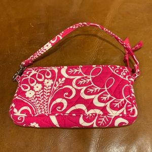 Vera Bradley Twirly Birds Pink Wristlet Wallet